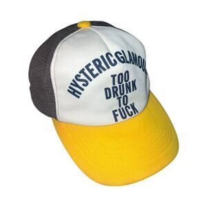 Vintage Hysteric Glamour Too Drunk To F*ck Dead Kennedys Trucker Hat